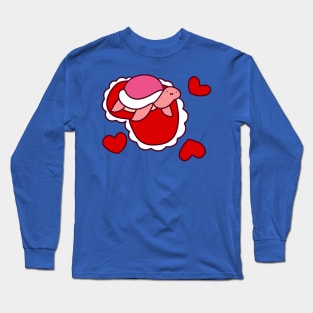 Valentine Hearts Turtle Long Sleeve T-Shirt